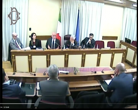 La seduta dell'Antimafia