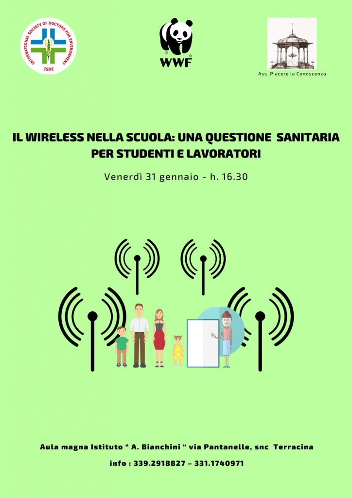 Locandinda convegno wireless a Terracina