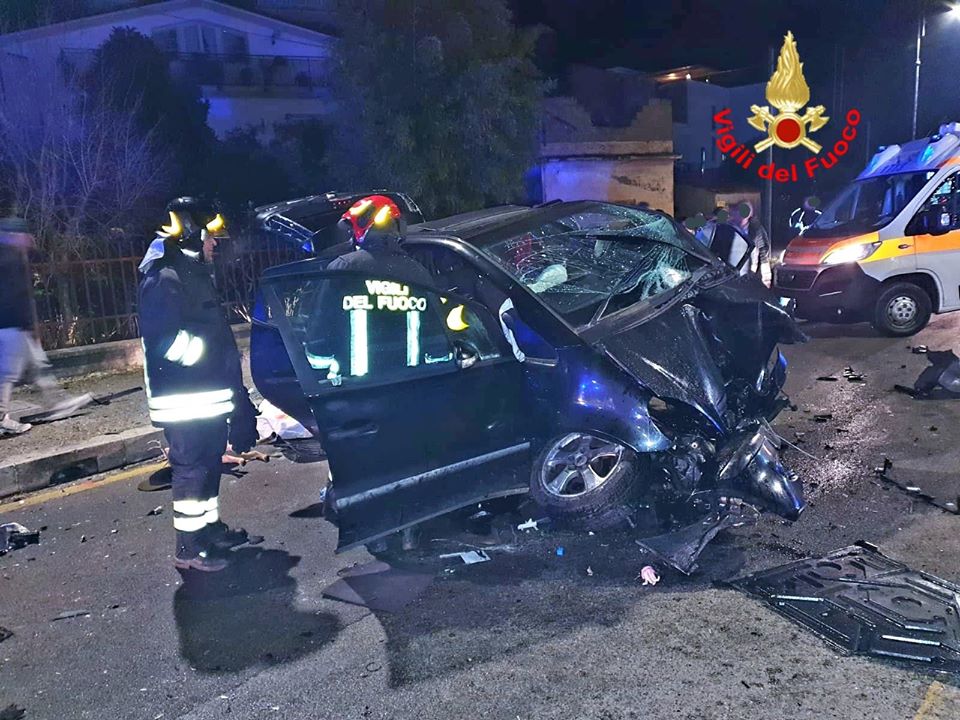 auto incidente Fondi
