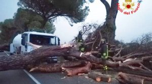 Un'immagine del maltempo che colpì Terracina nel 2018