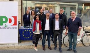 Alcuni esponenti del PD pontino