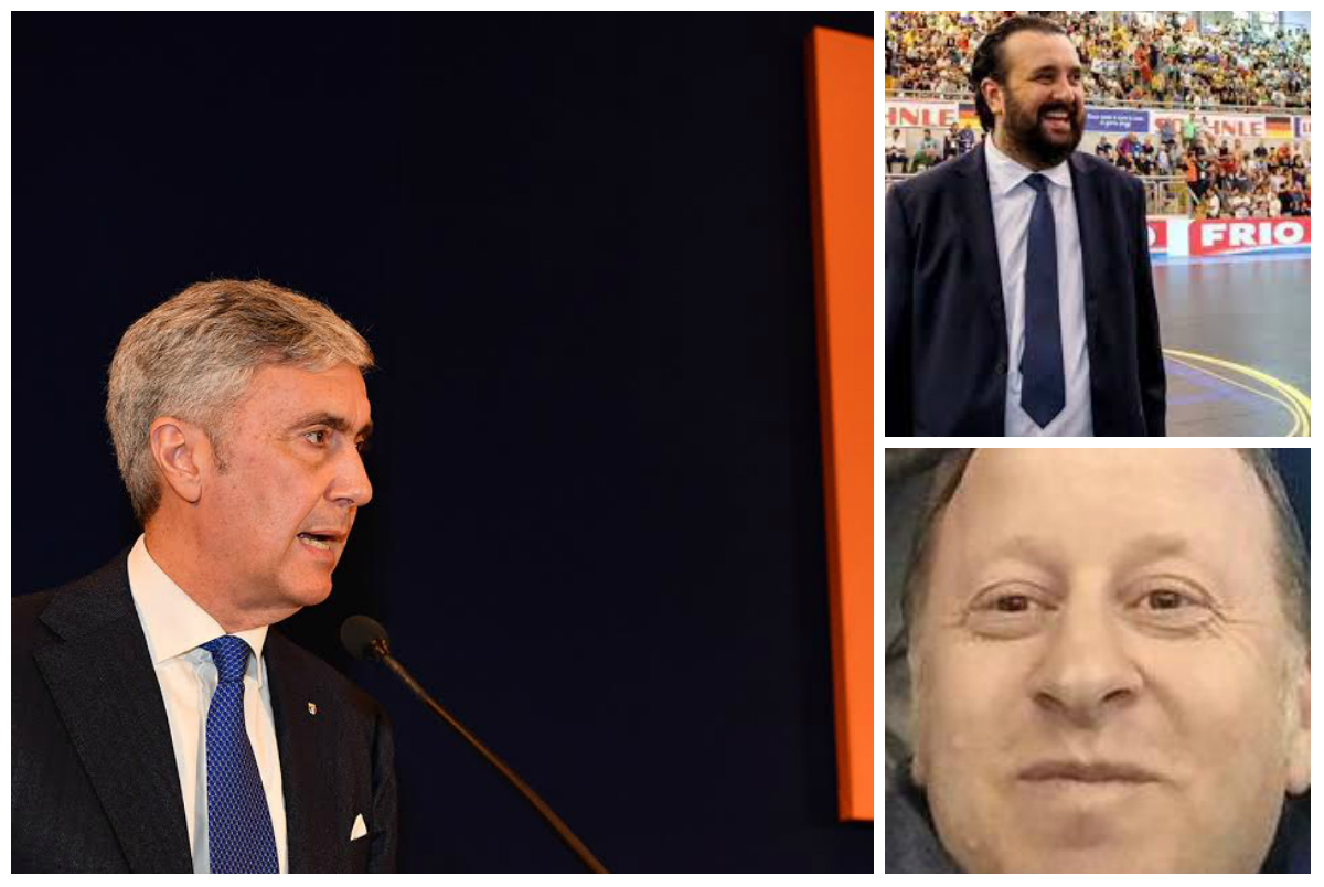 Cosimo Siblilia e a destra Andrea Montemurro (in alto) e Gianluca La Starza