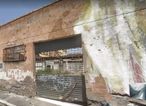 I locali in disuso dell'ex Tipografia di Latina