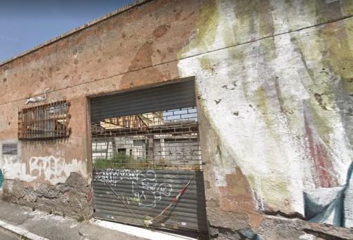 I locali in disuso dell'ex Tipografia di Latina
