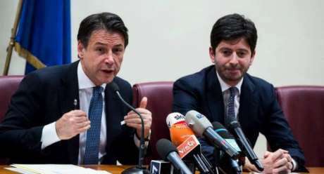 Giuseppe Conte e il Ministro della Salute Roberto Speranza