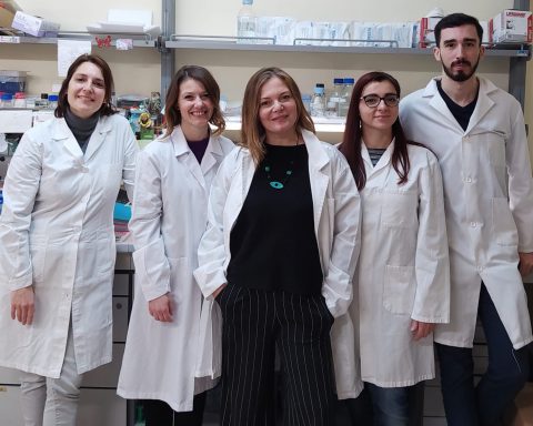 Il gruppo di-ricerca-del-CNR-con-Alessia-Esposito-Flavia-Squeglia-Rita-Berisio-Maria-Romano-e-Miguel-Moreira-1