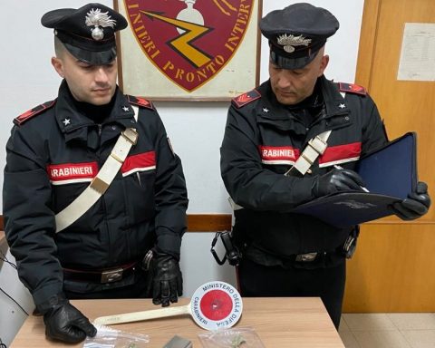 La sostanza stupefacente sequestrata durante i controlli in ragione delle misure anti-Covid-19