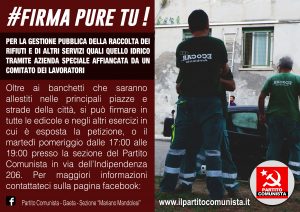 Locandina Petizione