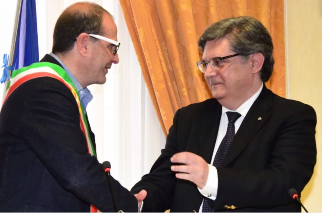 Cosimino Mitrano e il dott. Fabio Ricci