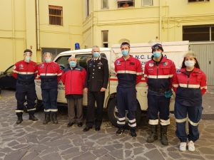 I generi di prima necessità donati dall’Arma dei Carabinieri di Latina