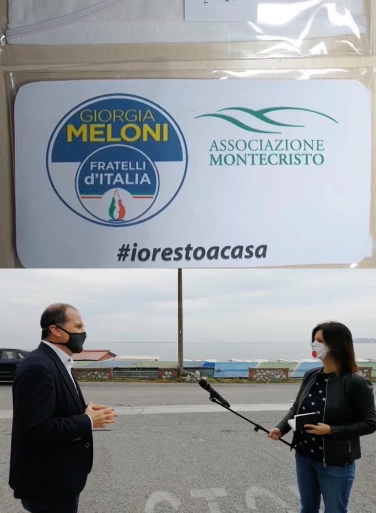mascherine e Mitrano