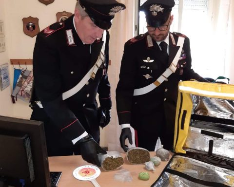 Foto: sequestro sostanza stupefacente, Itri 14 mag 2020