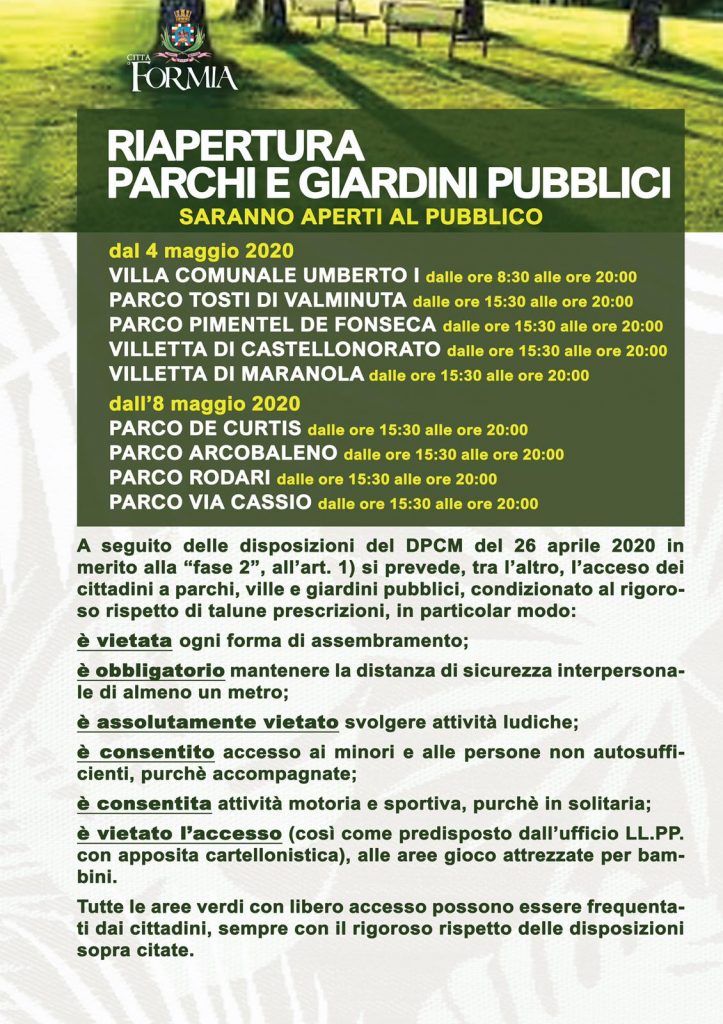 Parchi aperti definitivo