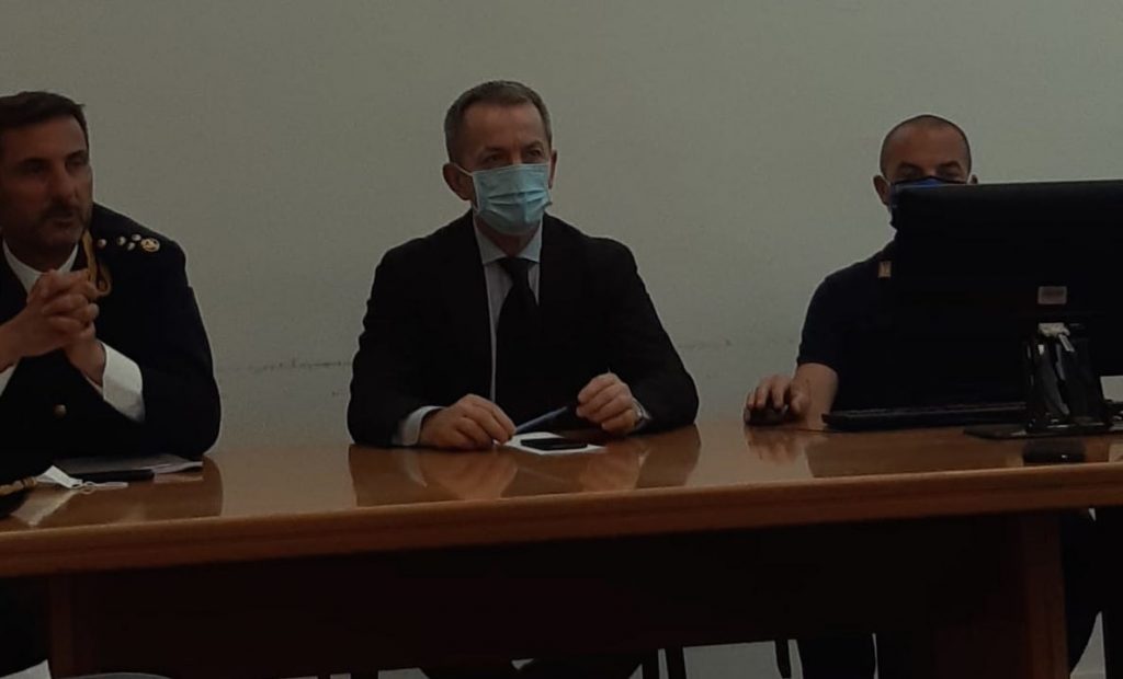 Conferenza stampa in Questura per l'indagine Ascaris