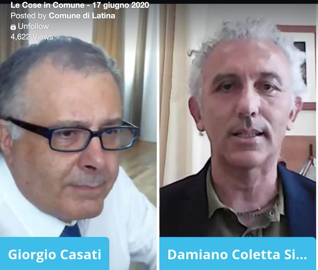Giorgio Casati e Damiano Coletta