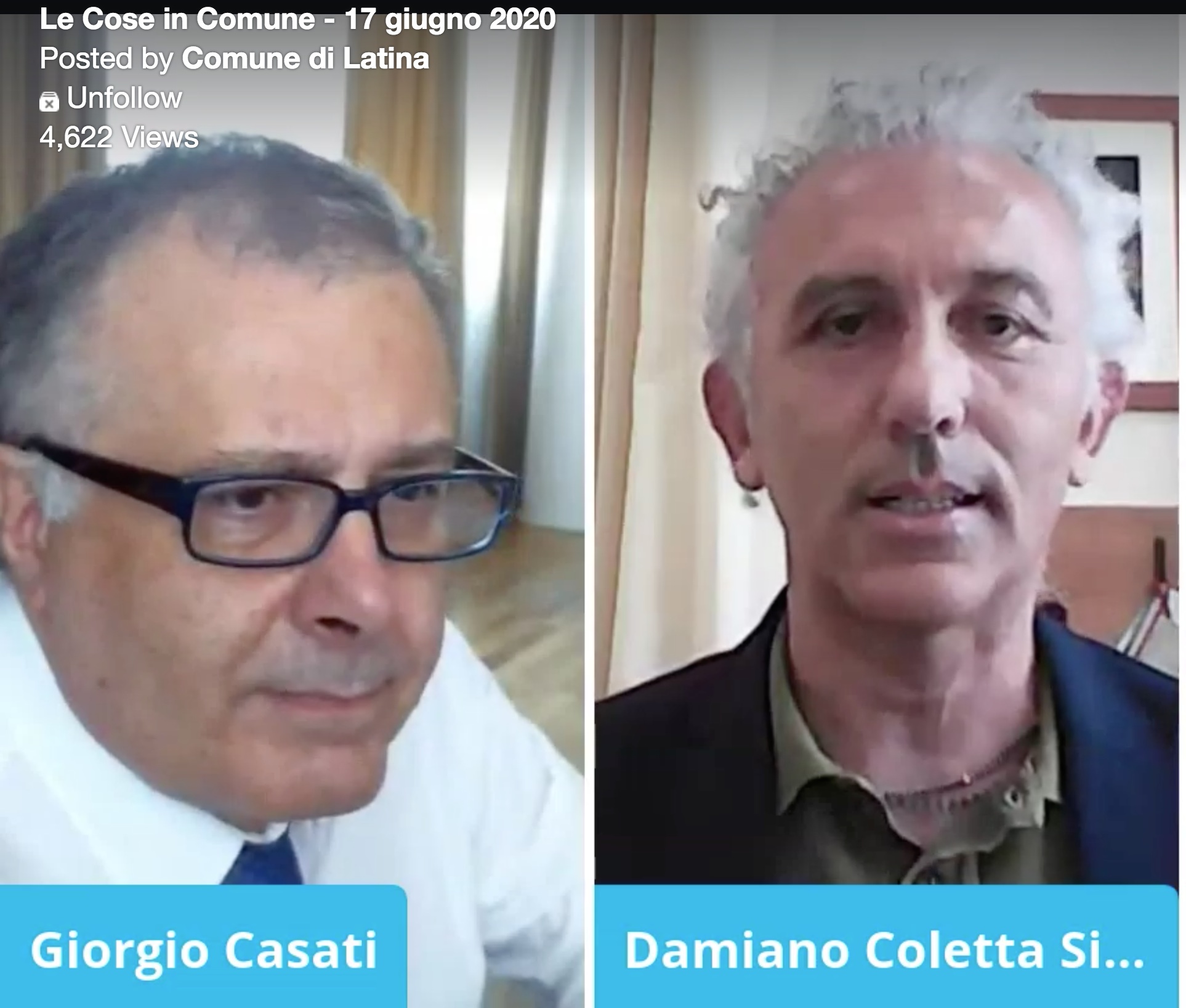 Giorgio Casati e Damiano Coletta