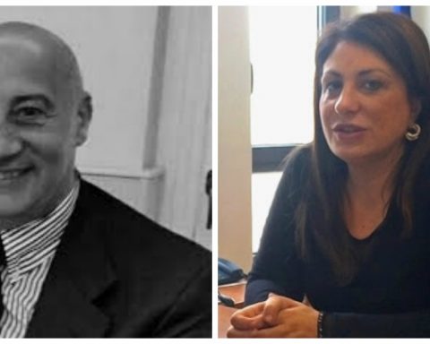 Il Commissario Giacomo Mignano e il Presidente del Tribunale di Latina Caterina Chiaravalloti