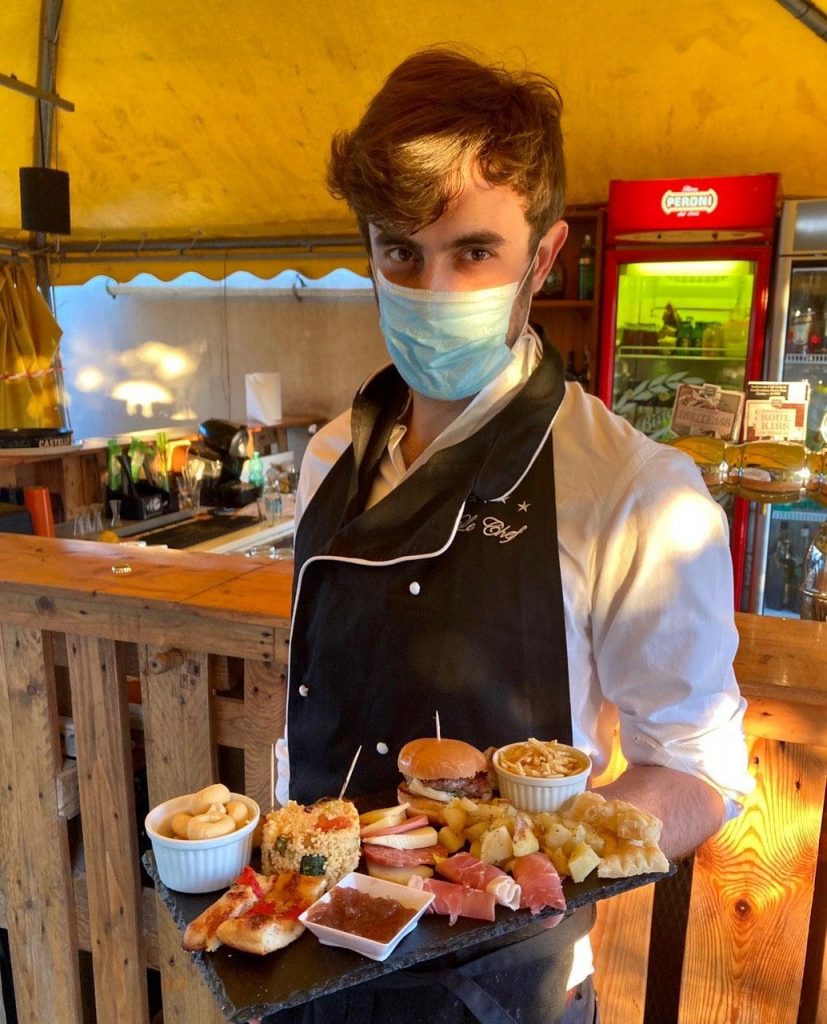 La foto del giovane cuoco Davide De Mauri