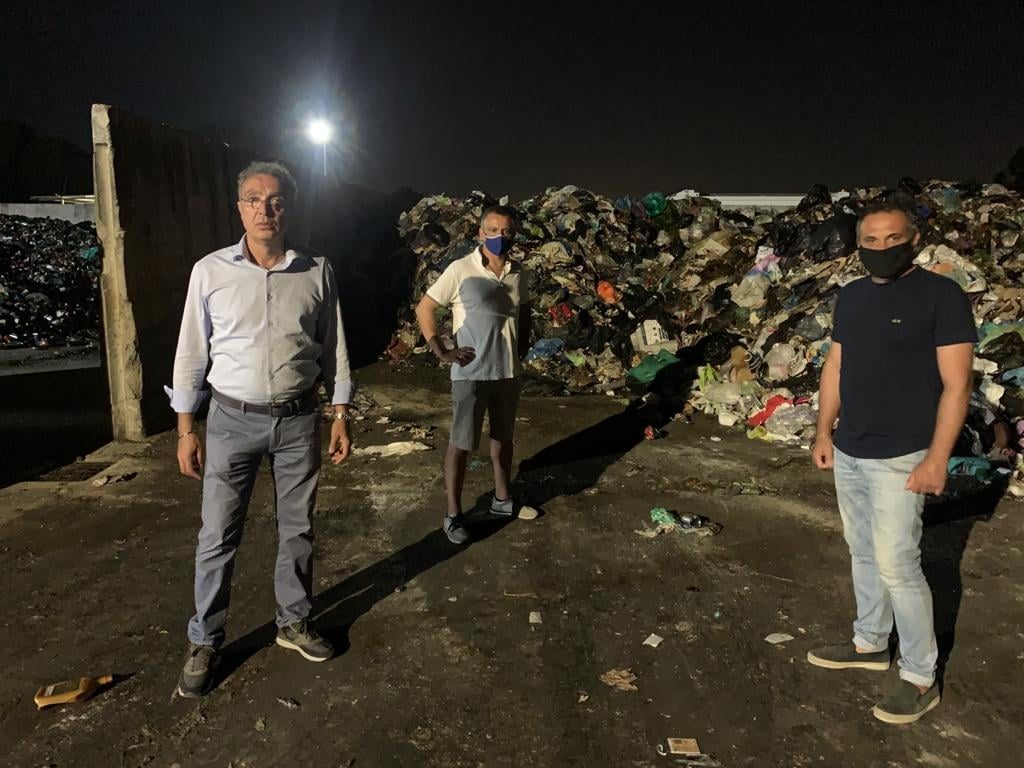 In foto, da destra il consigliere comu ale Vincenzo Valletta, il segretario comunale della Lega Armando Valiani e il consigliere comunale Massimiliano Carnevale