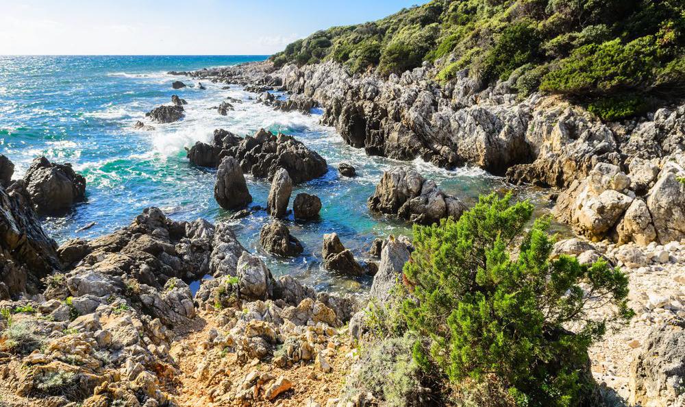 La scogliera di San Felice Circeo