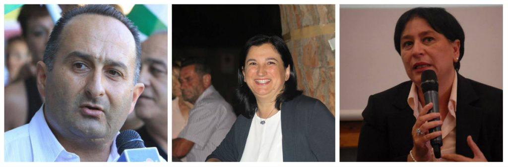Da destra Gianfranco Cartisano segretario Uiltucs Latina, il sindaco facente funzioni di Terracina Roberta Tintari e il Direttore Generale dell'Azienda Speciale di Terracina Carla Amici
