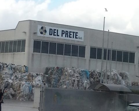 L'impianto della Del Prete srl a Sermoneta Scalo