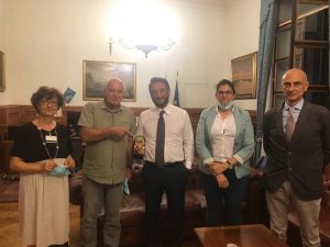 L'incontro avvenuto il luglo scorso al MiT tra Cancelleri e il Comitato No Corridoio Roma-Latina