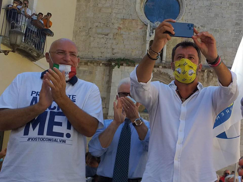 Matteo Adinolfi e Matteo Salvini