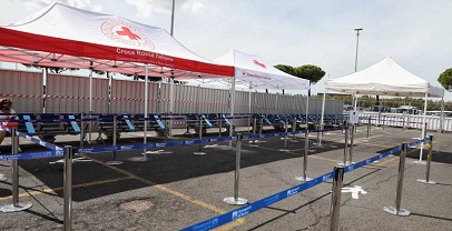 Nuova area a Fiumicino per i test rapidi Covid-19