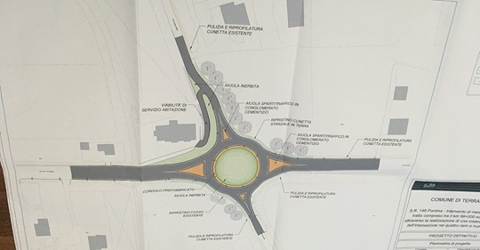 Progetto rotatoria tra la Pontina e via Lungo Sistro a Terracina