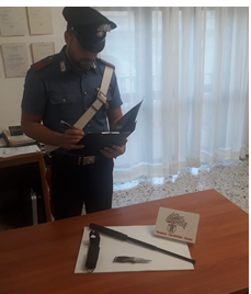 Il materiale sequestrato al giovane di 20 anni a Gaeta