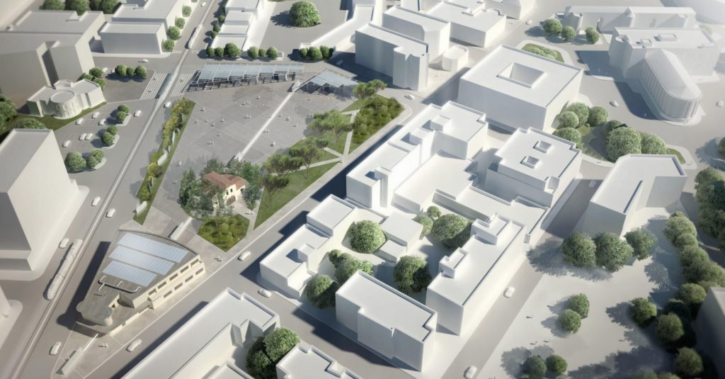 Il progetto per il Garage Ruspi dell'architetto Cupelloni