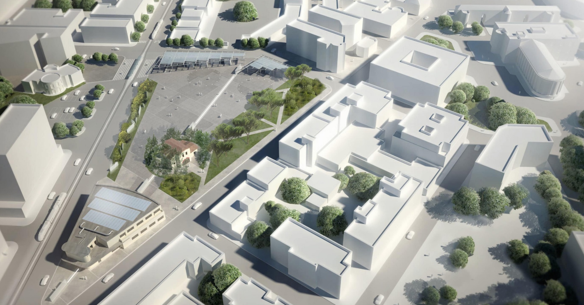 Il progetto per il Garage Ruspi dell'architetto Cupelloni