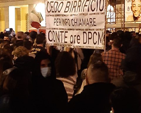 La protesta di Piazza del Popolo - 26 ottobre 2020