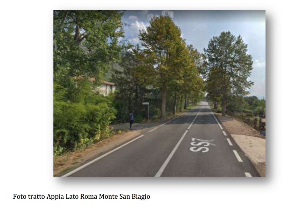 L'immagine contenuta nell'illustrazione tecnica del progetto (Comune di Monte San Biagio)