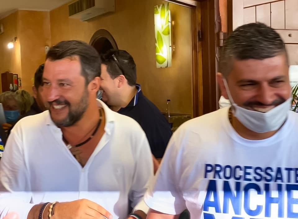 Matteo Salvini e Francesco Zicchieri