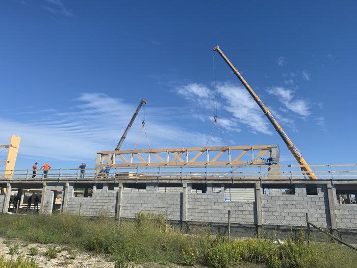 PALAZZETTO DELLO SPORT DI APRILIA IN COSTRUZIONE