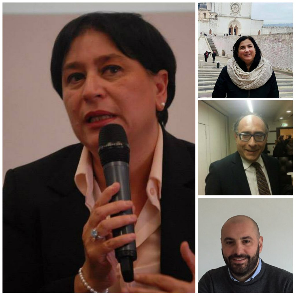Da sinistra, in senso orario, Carla Amici Direttore generale dell'Azienda Speciale di Terracina; Roberto Tintari, Sindaco di Terracina; Enrico Tiero, vice coordinatore regionale di Fratelli d'Italia; Alessandro Di Tommaso, Assessore ai Servizi Sociali nella Giunta Tintari