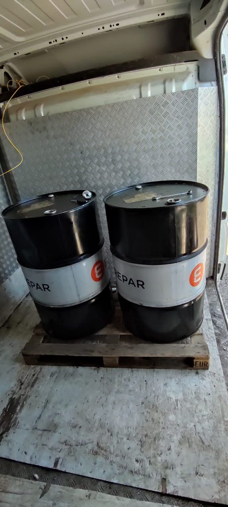 Gasolio sequestrato