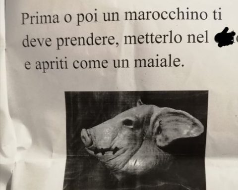 Il Volantino rivolto ad Emiliano Ciotti
