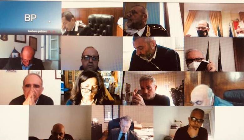 Video-conferenza dei Sindaci della provincia di Latina convocata dal Prefetto