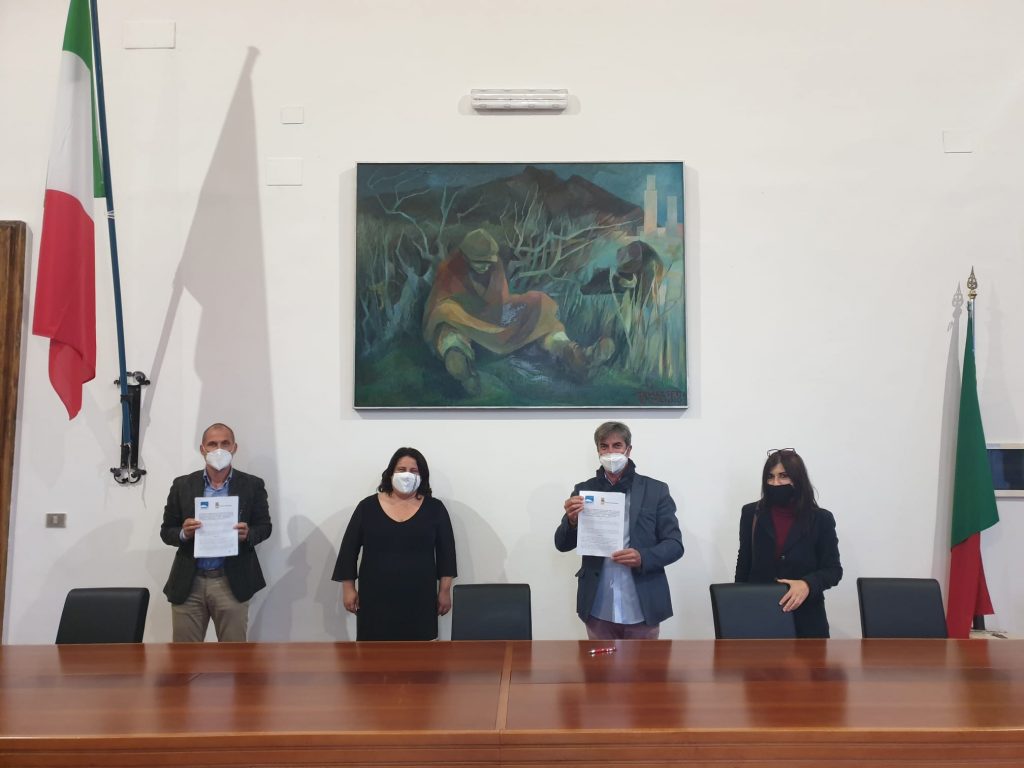 firma accordo Ciclovie del Mare