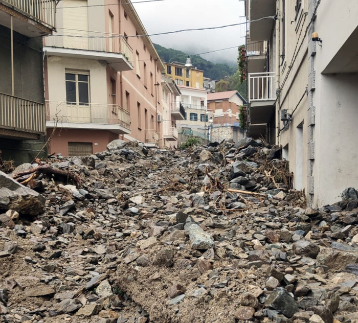 Alluvione in Sardegna (foto da Bitti) il giorno dopo