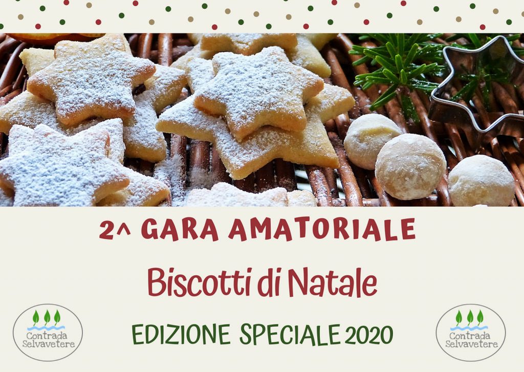 locandina gara amatoriale biscotti di natale