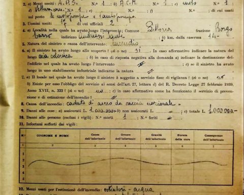 scheda d'intervento