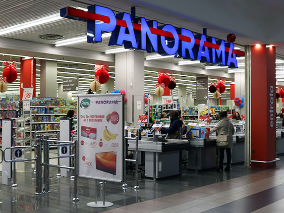 Il punto Panorama presso il Centro commerciale Itaca di Formia