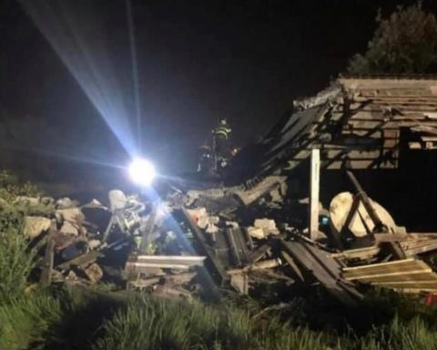 L'esplosione in Via Manzoni, San Felice Circeo (foto da Lazio Tv)