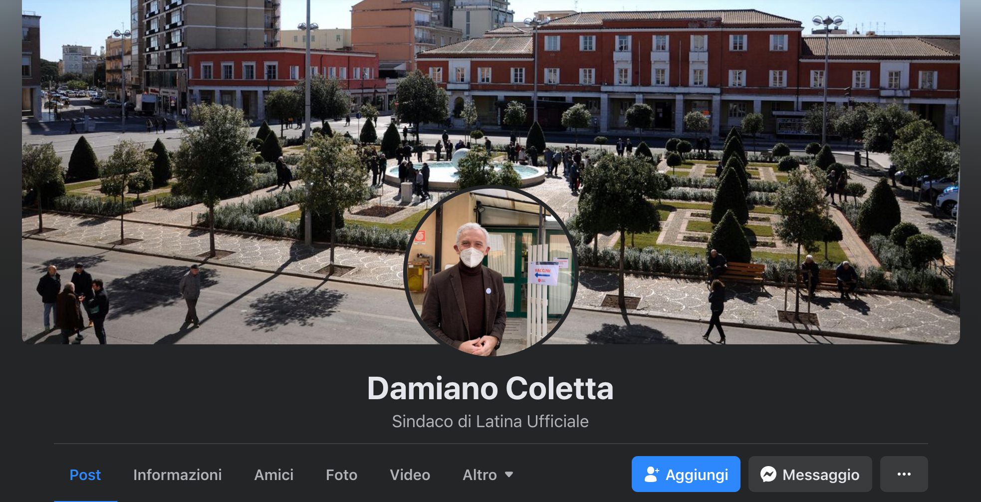 Coletta profilo fake