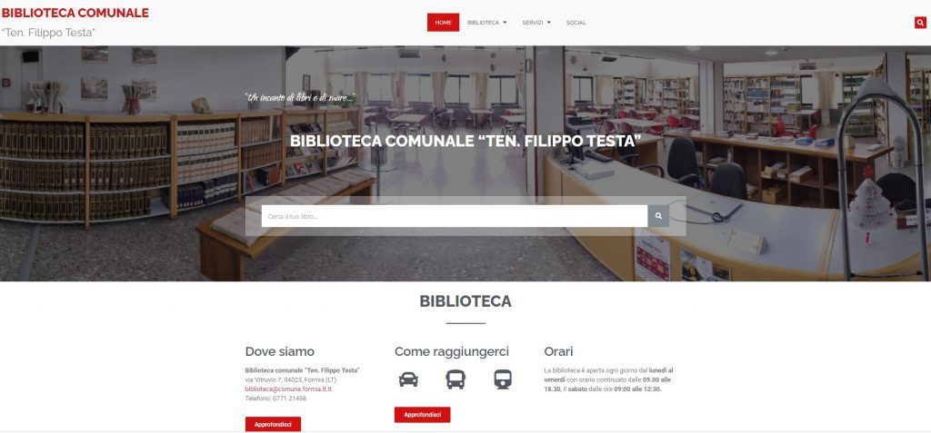 Sito biblioteca
