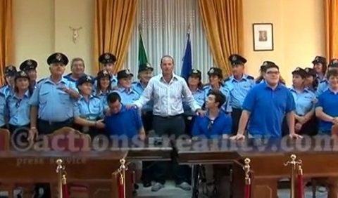 Mitrano e i lavoratori della Blu Gaeta